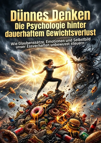 'Cover von Dünnes Denken: Die Psychologie hinter dauerhaftem Gewichtsverlust'-Cover