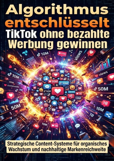 'Cover von Algorithmus entschlüsselt: TikTok ohne bezahlte Werbung gewinnen'-Cover