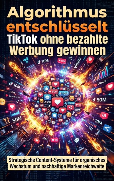 'Cover von Algorithmus entschlüsselt: TikTok ohne bezahlte Werbung gewinnen'-Cover