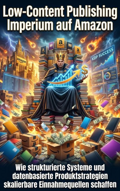'Cover von Low‑Content Publishing Imperium auf Amazon'-Cover
