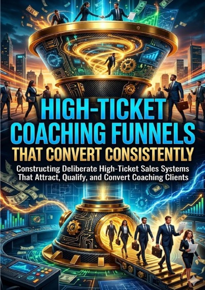 'Cover von High-Ticket Coaching Funnels That Convert Consistently'-Cover