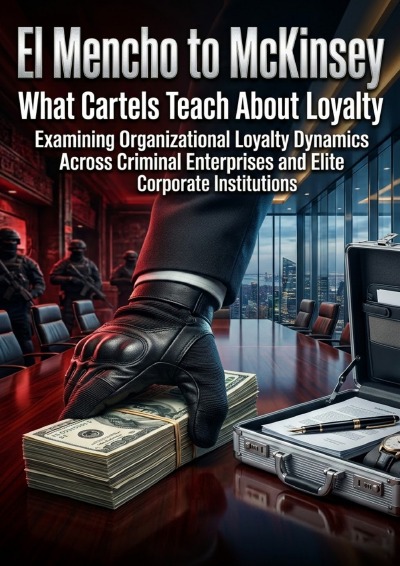 'Cover von El Mencho to McKinsey: What Cartels Teach About Loyalty'-Cover