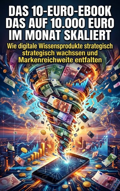 'Cover von Das 10-Euro-Ebook das auf 10.000 Euro im Monat skaliert'-Cover