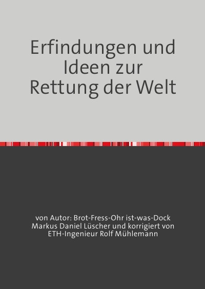 'Cover von Erfindungen und Ideen zur Rettung der Welt'-Cover