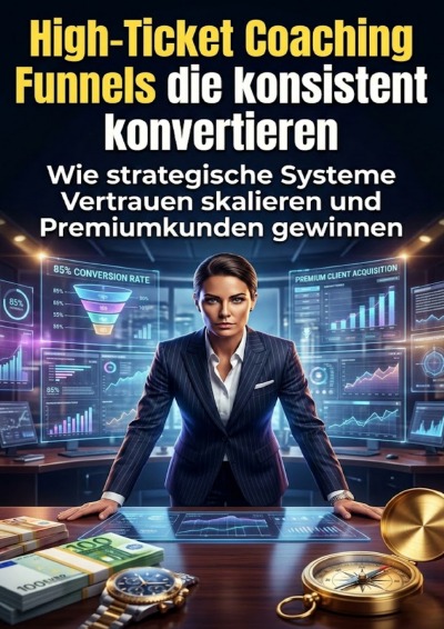'Cover von High-Ticket Coaching Funnels die konsistent konvertieren'-Cover