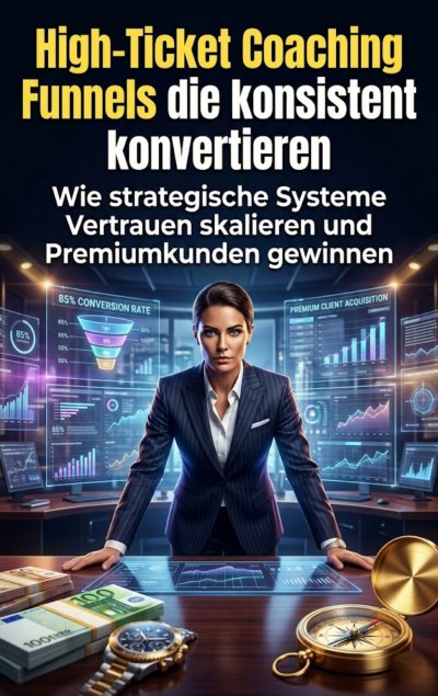 'Cover von High-Ticket Coaching Funnels die konsistent konvertieren'-Cover