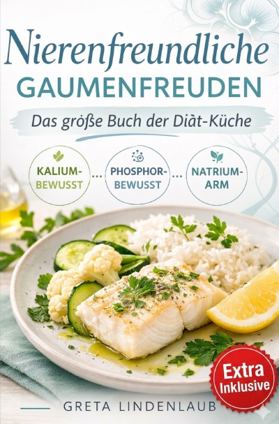 'Cover von NIERENFREUNDLICHE GAUMENFREUDEN: Das große Buch der Diät-Küche'-Cover