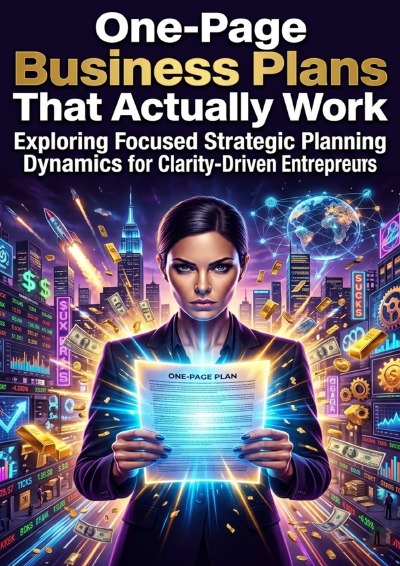 'Cover von One-Page Business Plans That Actually Work'-Cover