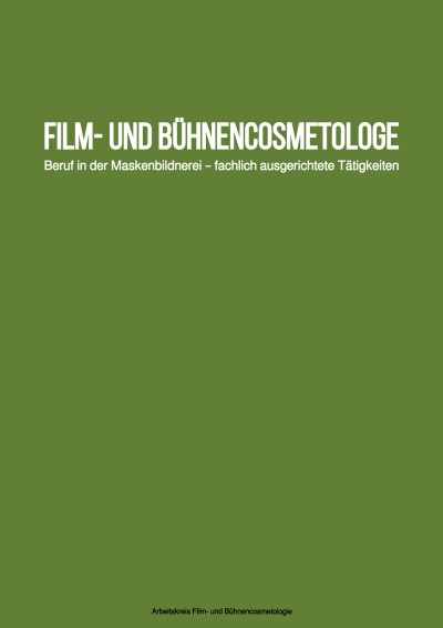 'Cover von Film- und Bühnencosmetologe'-Cover