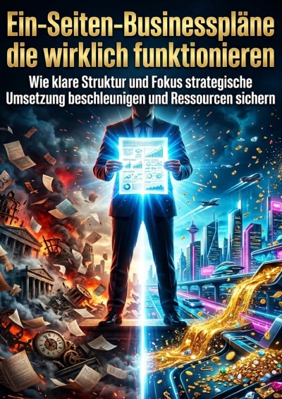 'Cover von Ein‑Seiten‑Businesspläne die wirklich funktionieren'-Cover