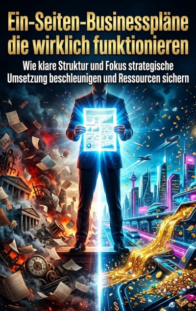 'Cover von Ein‑Seiten‑Businesspläne die wirklich funktionieren'-Cover