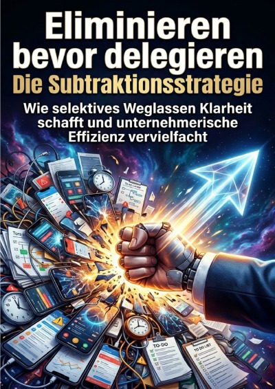 'Cover von Eliminieren bevor delegieren: Die Subtraktionsstrategie'-Cover