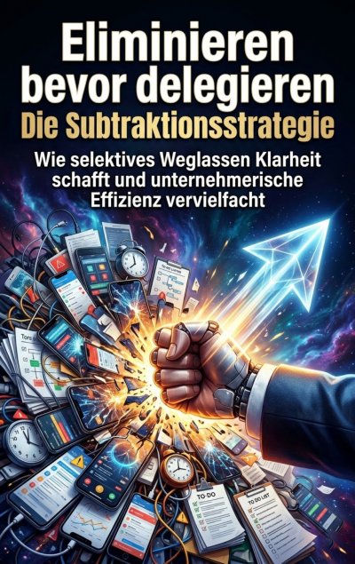 'Cover von Eliminieren bevor delegieren: Die Subtraktionsstrategie'-Cover