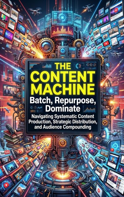 'Cover von The Content Machine: Batch, Repurpose, Dominate'-Cover