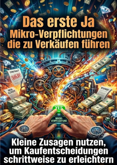 'Cover von Das erste Ja: Mikro-Verpflichtungen die zu Verkäufen führen'-Cover