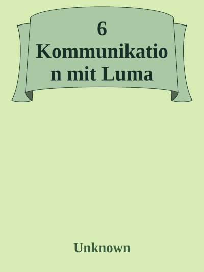 'Cover von Kommunikation mit Luma'-Cover