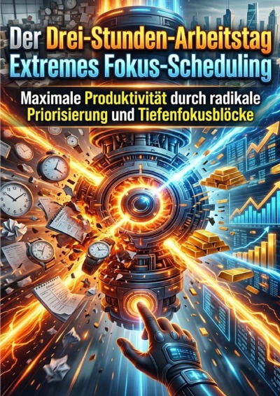'Cover von Der Drei-Stunden-Arbeitstag: Extremes Fokus-Scheduling'-Cover