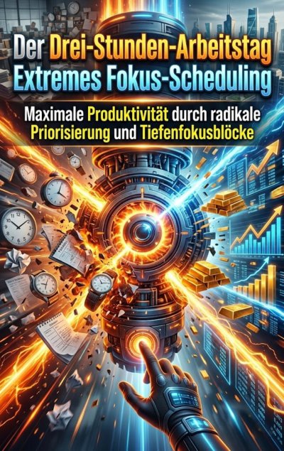 'Cover von Der Drei-Stunden-Arbeitstag: Extremes Fokus-Scheduling'-Cover