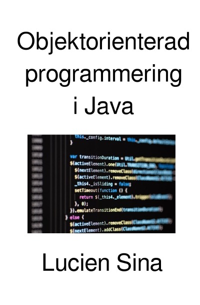 'Cover von Objektorienterad programmering i Java'-Cover