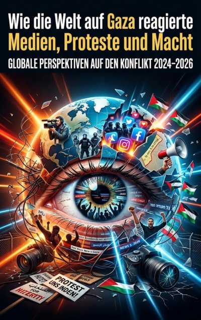 'Cover von Wie die Welt auf Gaza reagierte: Medien, Proteste und Macht'-Cover