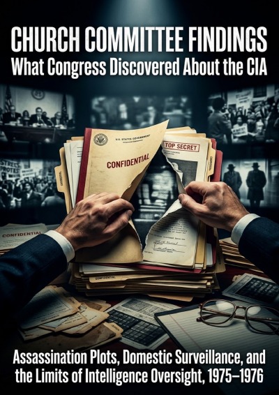 'Cover von Church Committee Findings: What Congress Discovered About the CIA'-Cover