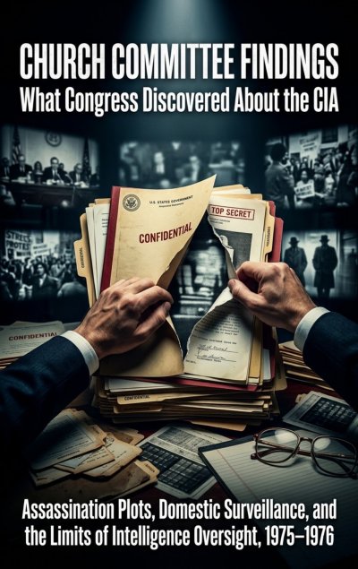 'Cover von Church Committee Findings: What Congress Discovered About the CIA'-Cover