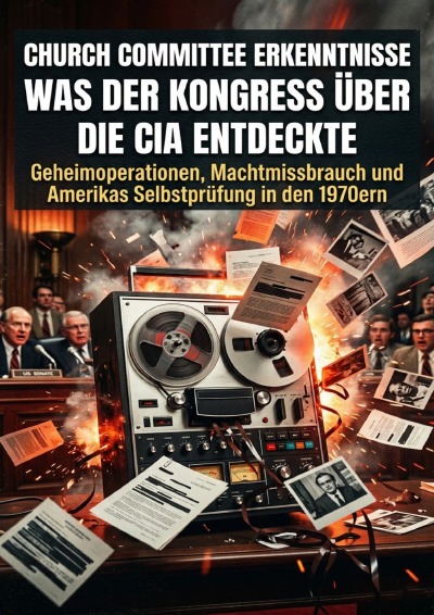 'Cover von Church Committee Erkenntnisse: Was der Kongress über die CIA entdeckte'-Cover