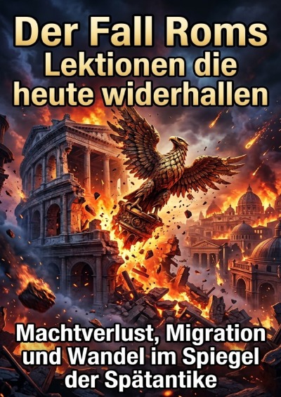 'Cover von Der Fall Roms: Lektionen die heute widerhallen'-Cover