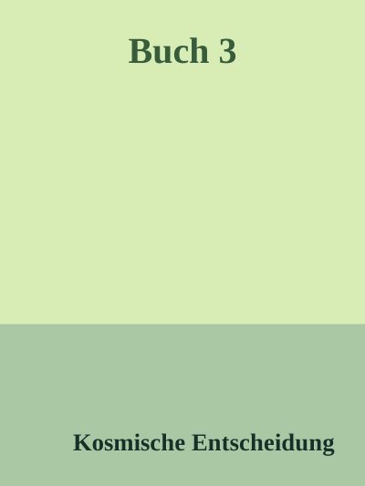 'Cover von Kosmische Entscheidung'-Cover