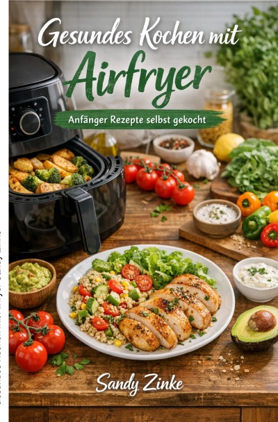 'Cover von Gesundes Kochen mit Airfryer'-Cover
