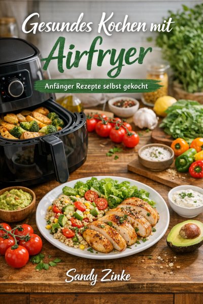 'Cover von Gesundes Kochen mit Airfryer'-Cover