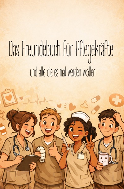'Cover von Das Freundebuch für Pflegekräfte und alle die es mal werden wollen'-Cover