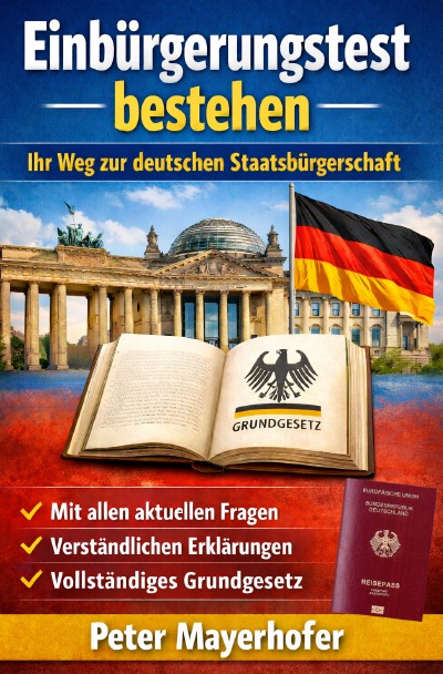 'Cover von Einbürgerungstest bestehen – Ihr Weg zur deutschen Staatsbürgerschaft'-Cover