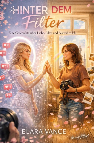 'Cover von HINTER DEM FILTER – Eine Geschichte über Liebe, Likes und das wahre Ich'-Cover