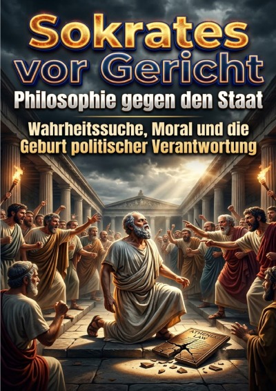 'Cover von Sokrates vor Gericht: Philosophie gegen den Staat'-Cover