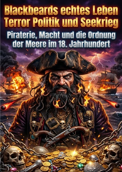 'Cover von Blackbeards echtes Leben: Terror Politik und Seekrieg'-Cover