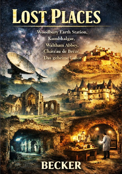 'Cover von Lost Places I Woodbury Earth Station, Kumbhalgar, Waltham Abbey, Château de Brézé, Das geheime Labor'-Cover