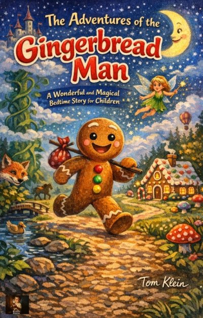 'Cover von The Adventures of the Gingerbread Man'-Cover