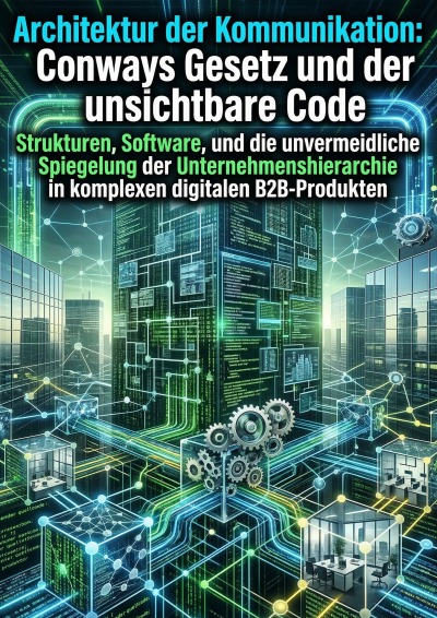 'Cover von Architektur der Kommunikation: Conways Gesetz und der unsichtbare Code'-Cover
