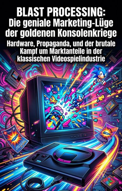 'Cover von Blast Processing: Die geniale Marketing-Lüge der goldenen Konsolenkriege'-Cover
