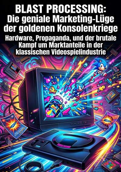 'Cover von Blast Processing: Die geniale Marketing-Lüge der goldenen Konsolenkriege'-Cover