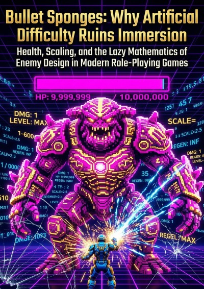 'Cover von Bullet Sponges: Why Artificial Difficulty Ruins Immersion'-Cover