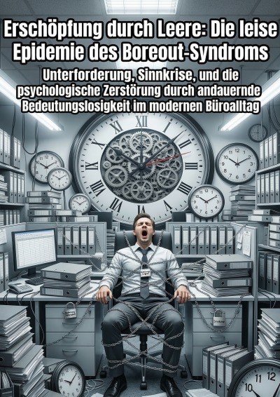 'Cover von Erschöpfung durch Leere: Die leise Epidemie des Boreout-Syndroms'-Cover