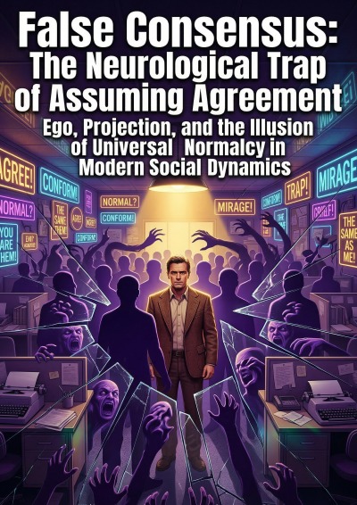 'Cover von False Consensus: The Neurological Trap of Assuming Agreement'-Cover
