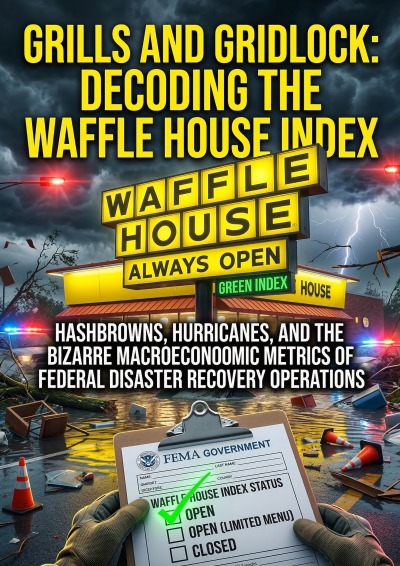 'Cover von Grills and Gridlock: Decoding the Waffle House Index'-Cover