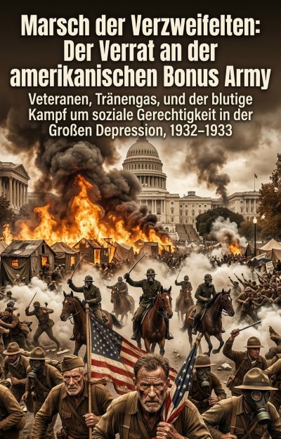 'Cover von Marsch der Verzweifelten: Der Verrat an der amerikanischen Bonus Army'-Cover