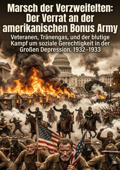 'Cover von Marsch der Verzweifelten: Der Verrat an der amerikanischen Bonus Army'-Cover