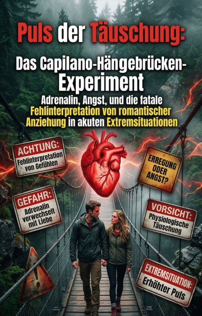 'Cover von Puls der Täuschung: Das Capilano-Hängebrücken-Experiment'-Cover