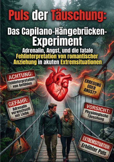 'Cover von Puls der Täuschung: Das Capilano-Hängebrücken-Experiment'-Cover