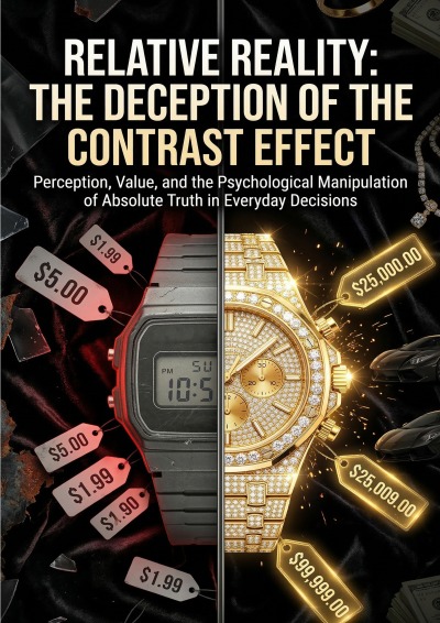 'Cover von Relative Reality: The Deception of the Contrast Effect'-Cover
